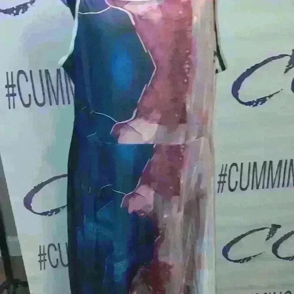 Gorgeous two-piece wrap dress size 2X brand new never been worn - Picture 10 of 11